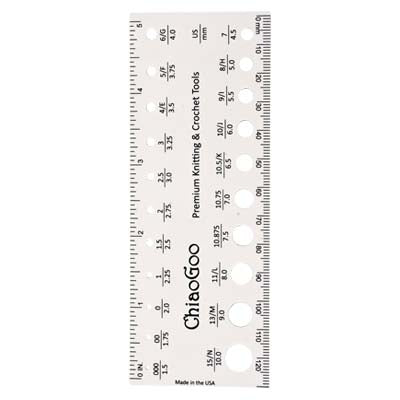 ChiaoGoo Needle Gauge