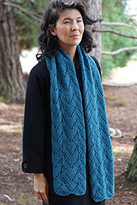 Scalloped Cascades Scarf